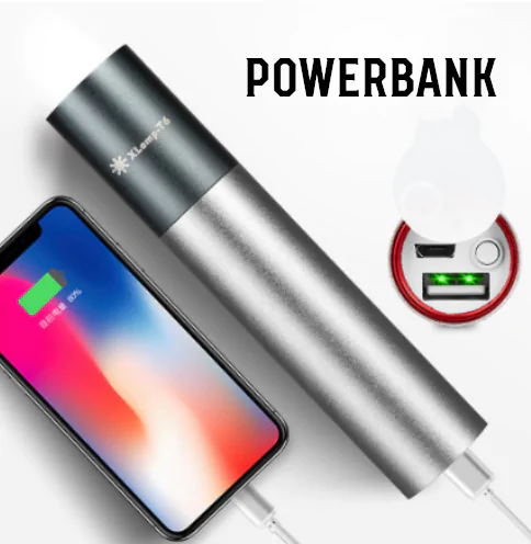 Карманный Фонарик Powerbank Кишеньковий Ліхтарик Powerbank